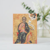 Papier Icône orthodoxe de saint André l'apôtre (Debout devant)