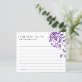 Papier Idées de Fête de Mariage Floral Toile de France po (Debout devant)