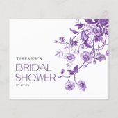 Papier Idées de Fête de Mariage Floral Toile de France po (Dos)