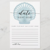 Papier Idées de Nidhht de date de couleur bleue simple Wa (Devant)