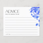 Papier Idées de nuit de date de douche de mariée florale (Devant)