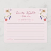Papier Idées de soirée de fiançailles rose (Devant)