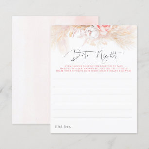 Papier Idées de soirée en amoureux avec herbe de la pampa