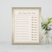 Papier Il a dit Elle a dit Jeu Classy Gold Art Déco (Debout devant)