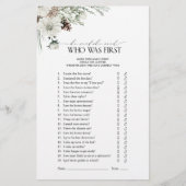 Papier Il A Dit Qu'Elle A Dit Élégant Jeu De Fête des mar (Devant)