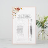 Papier Il A Dit Qu'Elle A Dit Élégant Jeu De Fête des mar (Debout devant)