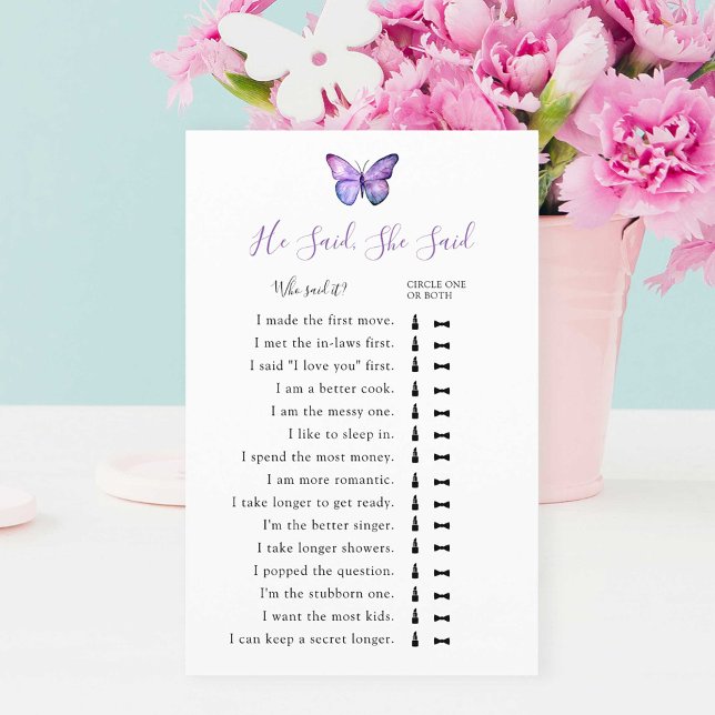 Papier Il A Dit Qu'Elle A Dit Fête des mariées Game Papil (Créateur téléchargé)