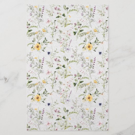 Papier Il A Dit Qu'Elle A Dit Fleurs sauvages D'Été Jeu D (Dos)