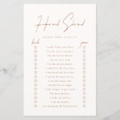 Papier Il A Dit Qu'Elle A Dit Terracotta Fête des mariées (Devant)