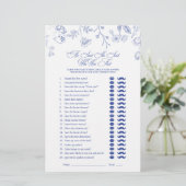 Papier Il A Dit Qu'Elle A Dit Victorian Floral Showgame (Debout devant)