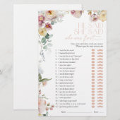 Papier Il A Dit Qu'Elle A Dit Vintage Pink Fête des marié (Devant / Derrière)