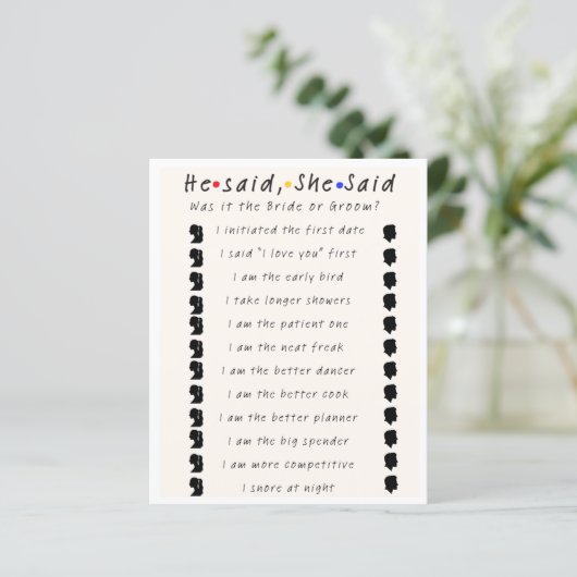 Papier Il Dit Qu'Elle A Dit : (Debout devant)