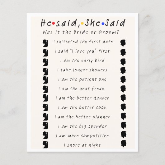 Papier Il Dit Qu'Elle A Dit : (Devant)