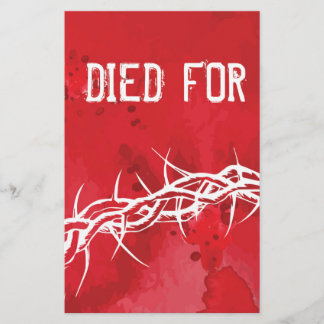 Papier il est mort pour nous