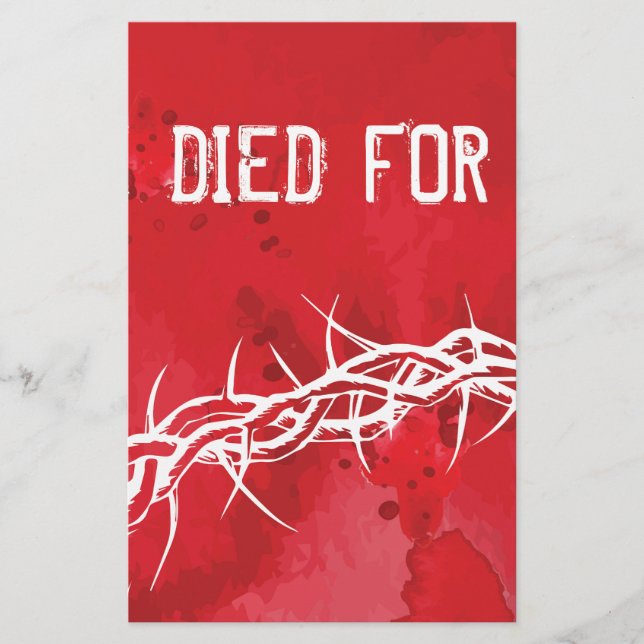 Papier il est mort pour nous (Devant)