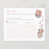 Papier Il Me Donne Des Papillons Thé Floral Douche Jeu (Devant)