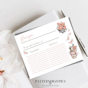 Papier Il Me Donne Des Papillons Thé Floral Douche Jeu