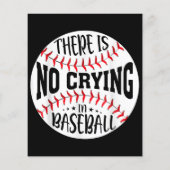Papier Il n'y a pas de larmes au baseball (Dos)