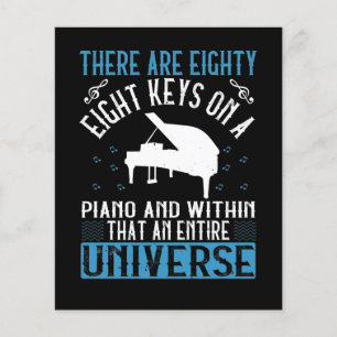 Papier Il Y A 88 Touches Sur Un Piano Et Dans