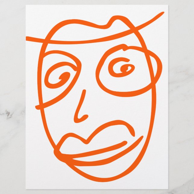 Papier Illustration artistique naïve (Devant)