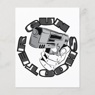 Papier Illustration de tir d'arme