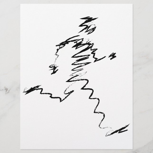 Papier Illustration du cool du coureur (Devant)