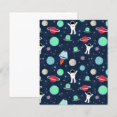 Papier Illustration du Motif spatial (Devant / Derrière)