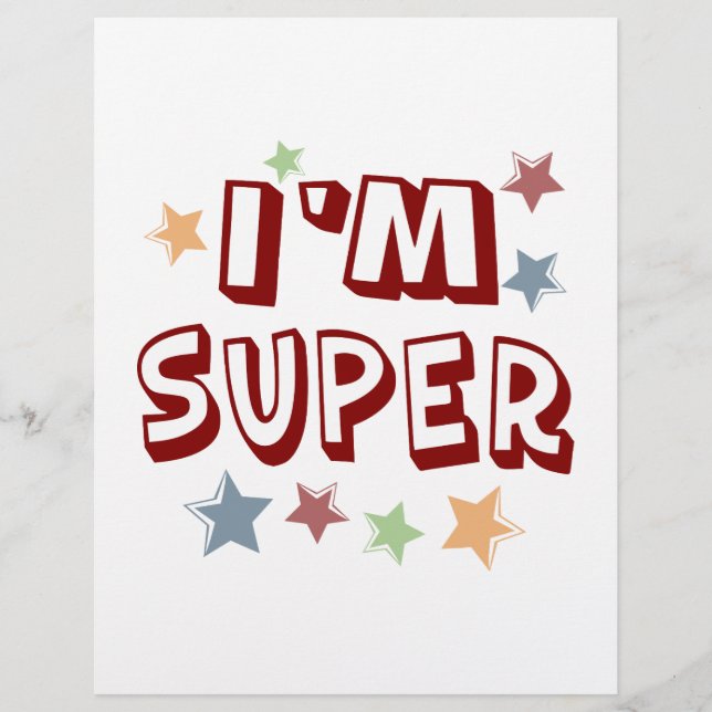 Papier Im Super avec étoiles (Devant)