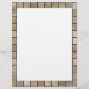 Papier Image De Carreaux De Sol Faux Tan