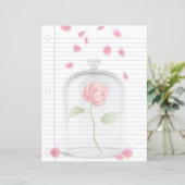 Papier Imaginaire Rose Fairytale Carnet d'art (Debout devant)