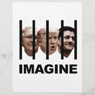 Papier Imaginez Trump, McConnell et Ryan Behind Bars