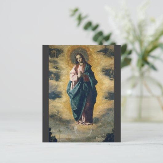 Papier Immaculée Conception par Zurbarán (Debout devant)