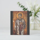 Papier Impression d'art mosaïque orthodoxe Saint Laurent (Debout devant)