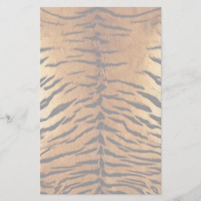 Papier Impression de fourrure rayée de tigre (Devant)