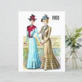 Papier Impression de plaque de mode 1900 pour Decoupage (Debout devant)