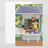 Papier Impression de socle de fruits (Devant / Derrière)