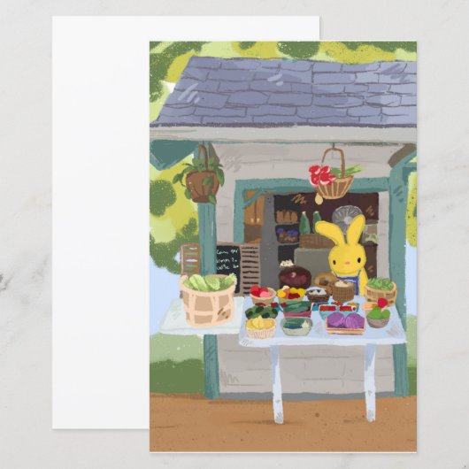 Papier Impression de socle de fruits (Devant / Derrière)