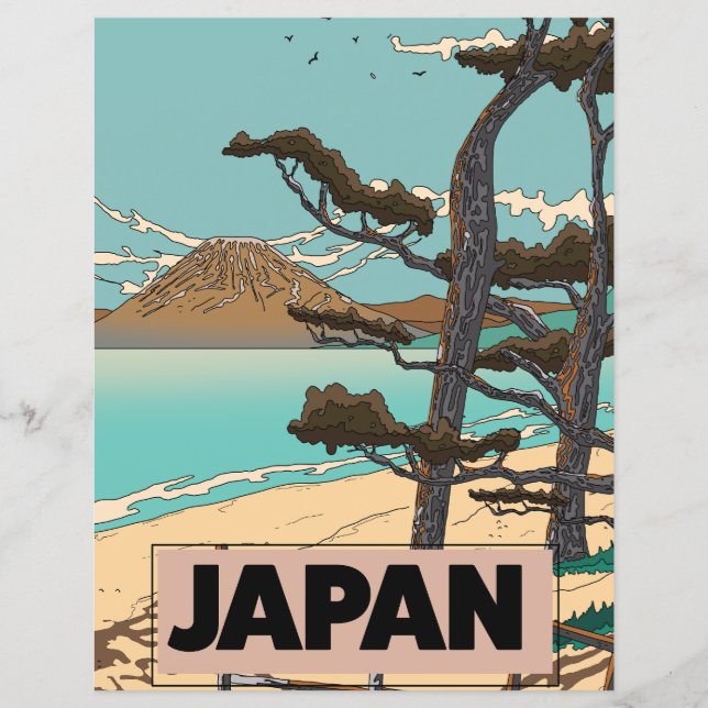 Papier Impression de voyage au Japon (Devant)