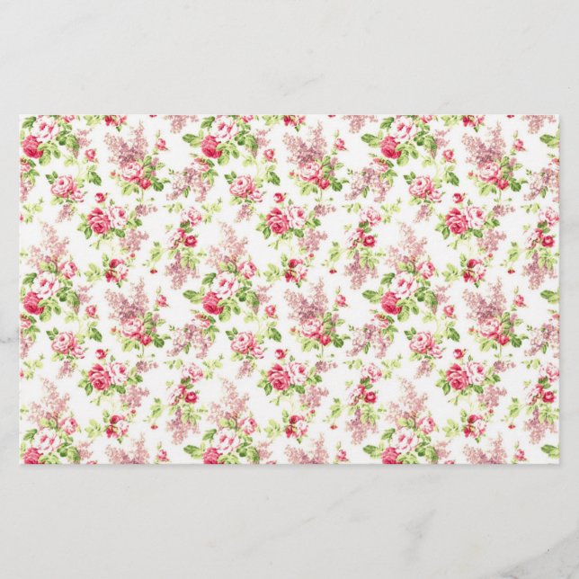 Papier Impression florale (Devant)