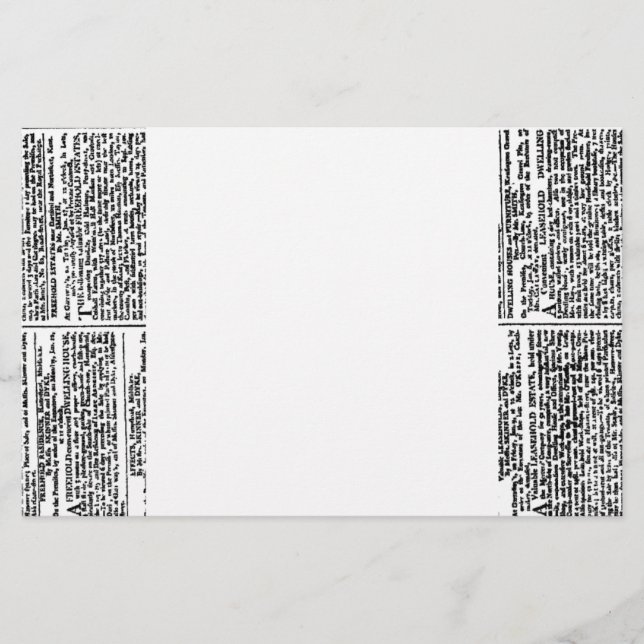 Papier Impression vintage (Devant)