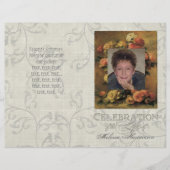 Papier Impressionniste Coral Jaune Rose 2 Service commémo (Devant)