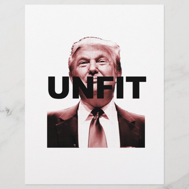Papier Inapte à être président (Devant)