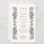 Papier Inexpensive Chic Timeless Classic Lilac Flowers (Devant)