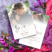 Papier Inexpensive Low Cost Modern Vellum Effect Wedding