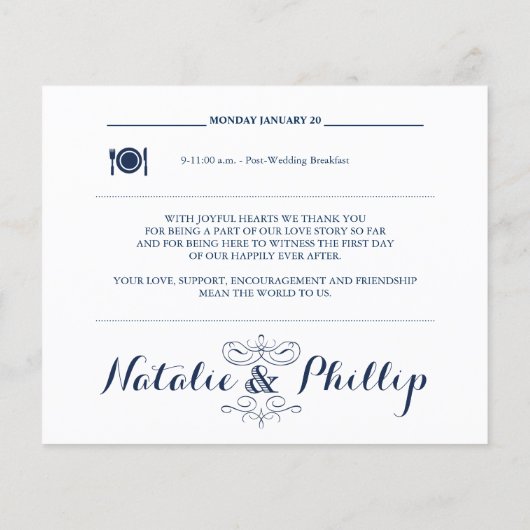 Papier Infographie ITmeline du meilleur week-end (Dos)