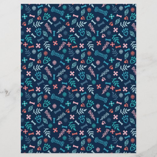 Papier Informations sur la pose du chien et de l'animal d (Dos)