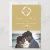 Papier Initiales de la couronne d'or factice budgété (Devant)