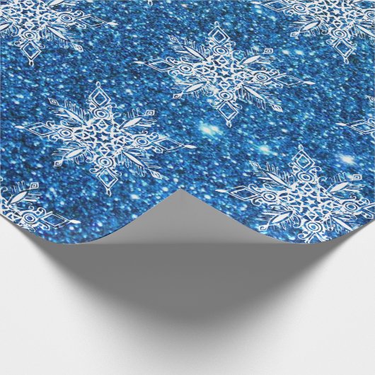 Papier inpakken van strooisel- en sneeuwvlokken (Hoek)