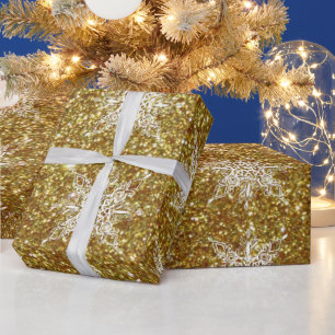 Papier inpakken van strooisel- en sneeuwvlokken