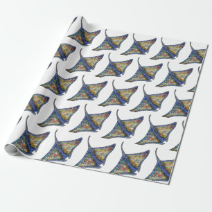 Papier inpakpapier angel patroon